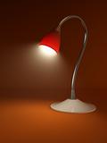 glowing table lamp