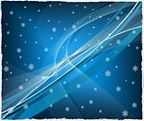 Abstract  artistic winter background - vector
