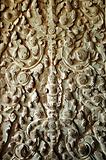 Sculpted wall at corridor of Angkor Wat, Cambodia