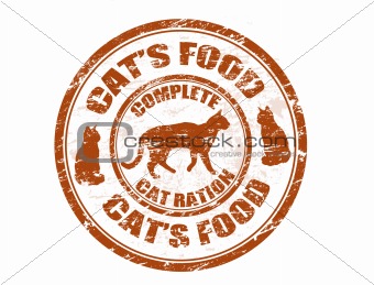 Cat's food stamp