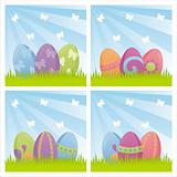colorful easter backgrounds