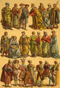 16th Century Netherlands Costumes