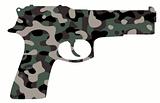 camouflage gun