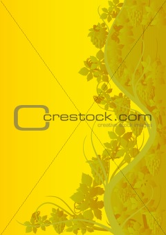 Yellow Grape design
