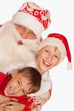 Santa with children 