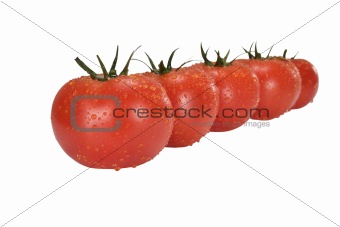 Group of ripe tomatoes