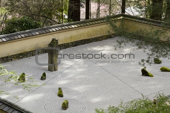 Portland Japanese Sand and Stone Garden