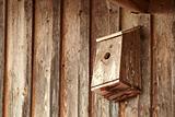 homemade birdhouse