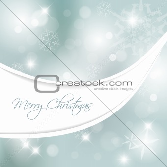 Blue Vector Christmas background