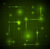 Abstract dark green technical background 