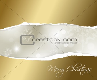 Vector Christmas golden background