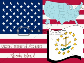 rhode island state illustration