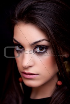  Attractive young woman, portrait