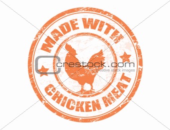  made with chicken meat stamp