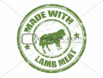  made with lamb meat stamp
