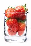 stawberry in glass
