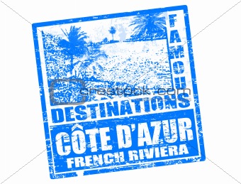 Cote D'Azur stamp
