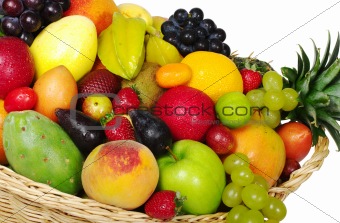 Exotic Fruits in Basket