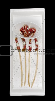 Bacon on Salt Sticks