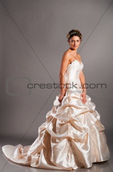 bride in wedding dress