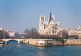 beautiful view Notre Dame 
