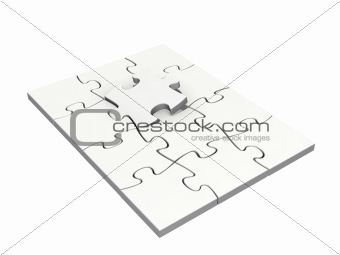 Completing a puzzle