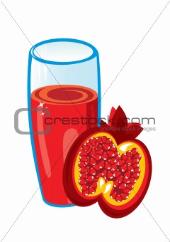 Pomegranate juice.