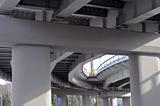 automobile overpass. bottom view