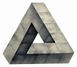 Impossible triangle, abstract Object, symbol
