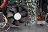CPU Processor Cooling Fan in Computer