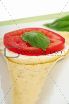 Appetizer: Mozzarella, Tomato and Basil