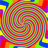 swirl rainbow composition