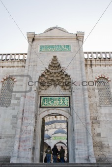 The Gate of The Blue Mosque
