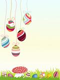 happy easter background, eggs