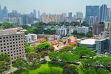 Singapore cityscape at Orchard CBD area
