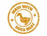  made with duck meat stamp