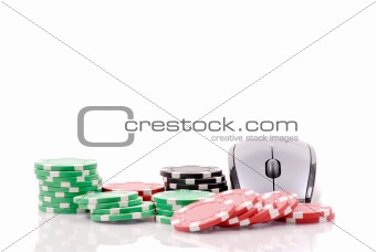 Online Gambling Games Concept Image