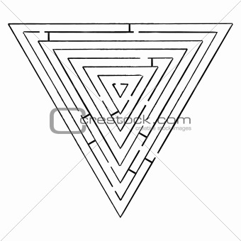 triangle maze