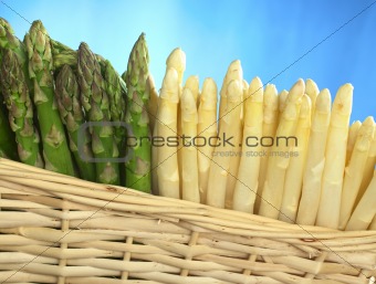Asparagus in Basket