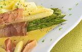 Asparagus with Ham and Hollandaise Sauce