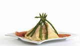 Crepes and Asparagus Tipi