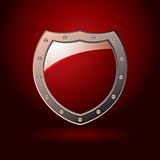 Red shield blank