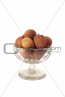 lychees in vase