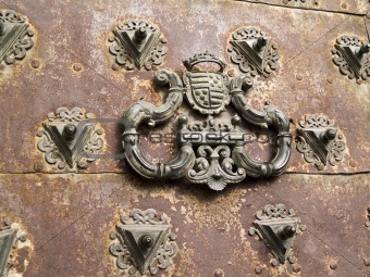 Detail of medieval door