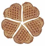 Heart Shaped Waffles