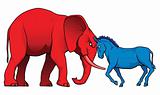 American political parties stand-off