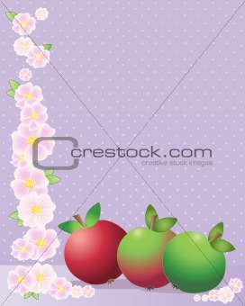 apples and blossom
