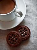 coffee with biscuits