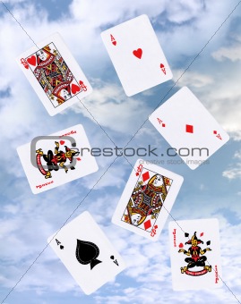 cloud gaming with playing cards