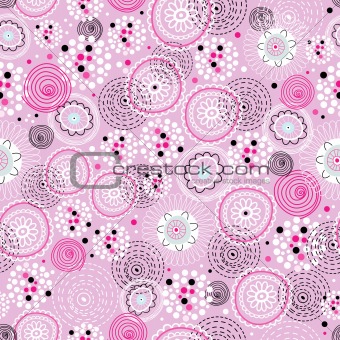 pink abstract design
